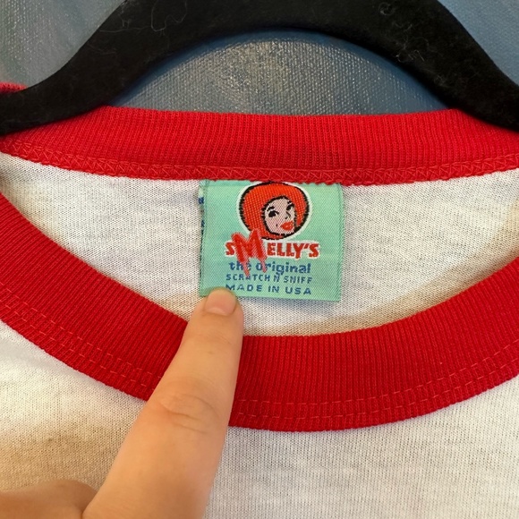 Smelly's the Original Scratch & Sniff T-Shirt Tee Shirt Vanilla Scented - Picture 3 of 5